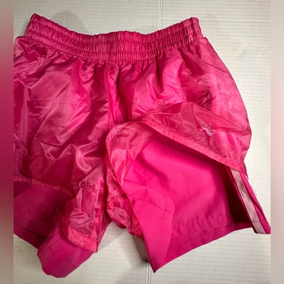 Adidas 2 In 1 Women’s Pink Shorts Relaxed Fit Size XS Pre-owned - Picture 8 of 10